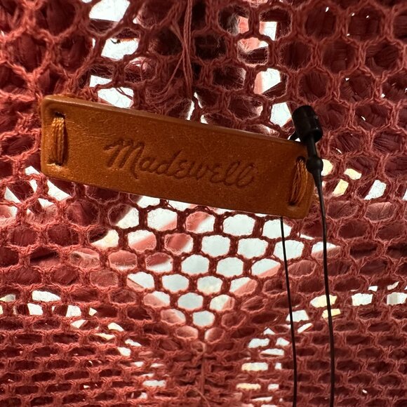 Madewell The Straw Catania Tote Bag Sweet Dahlia NWT - Picture 10 of 16